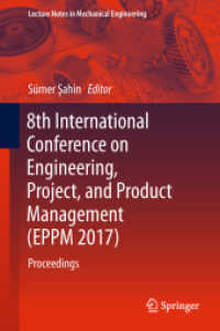 8th International Conference on Engineering, Project, and Product Management (EPPM 2017) : Proceedings (Lecture Notes in Mechanical Engineering)