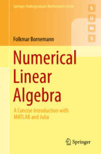 Numerical Linear Algebra : A Concise Introduction with MATLAB and Julia (Springer Undergraduate Mathematics Series)