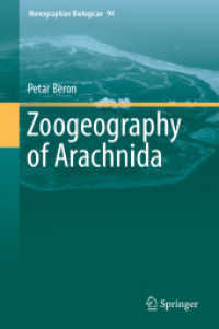 Zoogeography of Arachnida (Monographiae Biologicae) （2018）