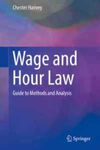 Wage and Hour Law : Guide to Methods and Analysis