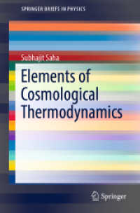 Elements of Cosmological Thermodynamics (Springerbriefs in Physics)