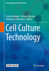 細胞培養技術テキスト<br>Cell Culture Technology (Learning Materials in Biosciences)