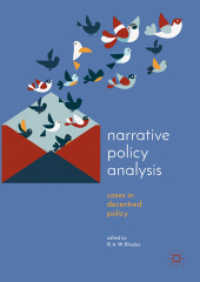 Narrative Policy Analysis : Cases in Decentred Policy (Understanding Governance)