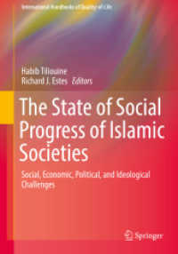 The State of Social Progress of Islamic Societies : Social, Economic, Political, and Ideological Challenges (International Handbooks of Quality-of-life)