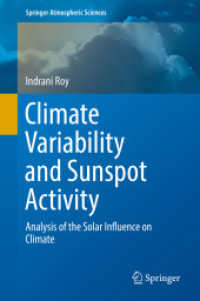 Climate Variability and Sunspot Activity : Analysis of the Solar Influence on Climate (Springer Atmospheric Sciences) （2018）