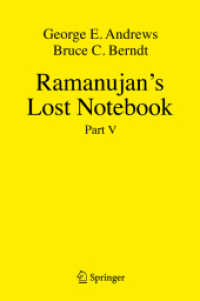 ラマヌジャンの失われたノート第５部（最終巻）<br>Ramanujan's Lost Notebook : Part V