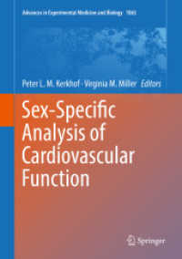 Sex-Specific Analysis of Cardiovascular Function (Advances in Experimental Medicine and Biology) （2018）