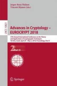 Advances in Cryptology - EUROCRYPT 2018 : 37th Annual International Conference on the Theory and Applications of Cryptographic Techniques, Tel Aviv, Israel, April 29 - May 3, 2018 Proceedings, Part II (Security and Cryptology)
