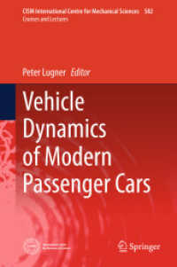 Vehicle Dynamics of Modern Passenger Cars (Cism International Centre for Mechanical Sciences)