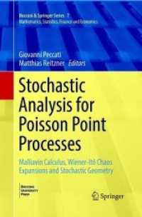 Stochastic Analysis for Poisson Point Processes : Malliavin Calculus, Wiener-Itô Chaos Expansions and Stochastic Geometry (Bocconi & Springer Series)