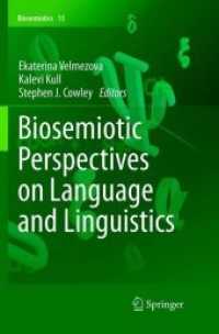 Biosemiotic Perspectives on Language and Linguistics (Biosemiotics)