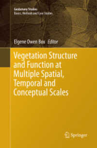 Vegetation Structure and Function at Multiple Spatial, Temporal and Conceptual Scales (Geobotany Studies)