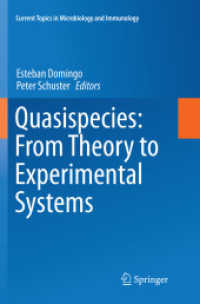 Quasispecies: from Theory to Experimental Systems (Current Topics in Microbiology and Immunology)