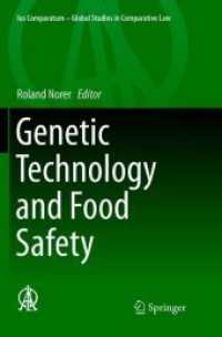 Genetic Technology and Food Safety (Ius Comparatum - Global Studies in Comparative Law)