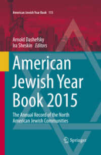 American Jewish Year Book 2015 : The Annual Record of the North American Jewish Communities (American Jewish Year Book)