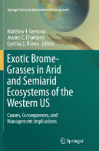 Exotic Brome-Grasses in Arid and Semiarid Ecosystems of the Western US : Causes, Consequences, and Management Implications (Springer Series on Environmental Management)