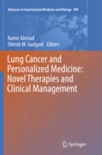 Lung Cancer and Personalized Medicine: Novel Therapies and Clinical Management (Advances in Experimental Medicine and Biology)