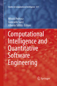 Computational Intelligence and Quantitative Software Engineering (Studies in Computational Intelligence)