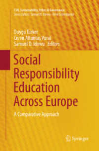 Social Responsibility Education Across Europe : A Comparative Approach (Csr, Sustainability, Ethics & Governance)