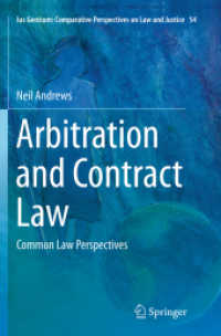 Arbitration and Contract Law : Common Law Perspectives (Ius Gentium: Comparative Perspectives on Law and Justice)