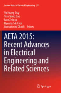 AETA 2015: Recent Advances in Electrical Engineering and Related Sciences (Lecture Notes in Electrical Engineering)