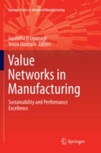 Value Networks in Manufacturing : Sustainability and Performance Excellence (Springer Series in Advanced Manufacturing)