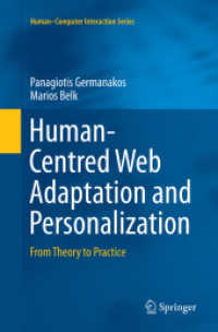 Human-Centred Web Adaptation and Personalization : From Theory to Practice (Human-computer Interaction Series)