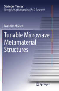 Tunable Microwave Metamaterial Structures (Springer Theses)