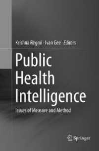 Public Health Intelligence : Issues of Measure and Method