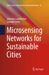 Microsensing Networks for Sustainable Cities (Smart Sensors, Measurement and Instrumentation)