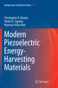 Modern Piezoelectric Energy-Harvesting Materials (Springer Series in Materials Science)