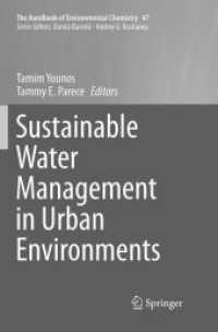 Sustainable Water Management in Urban Environments (The Handbook of Environmental Chemistry)