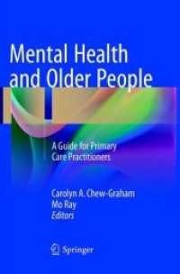 Mental Health and Older People : A Guide for Primary Care Practitioners