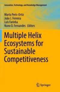 Multiple Helix Ecosystems for Sustainable Competitiveness (Innovation, Technology, and Knowledge Management)