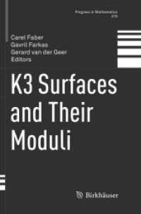 K3 Surfaces and Their Moduli (Progress in Mathematics)