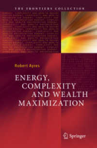 Energy, Complexity and Wealth Maximization (The Frontiers Collection)