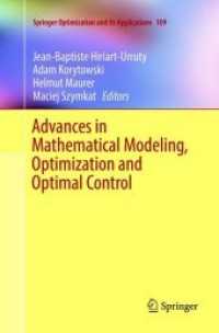 Advances in Mathematical Modeling, Optimization and Optimal Control (Springer Optimization and Its Applications)