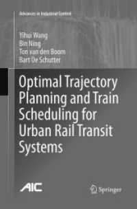 Optimal Trajectory Planning and Train Scheduling for Urban Rail Transit Systems (Advances in Industrial Control)