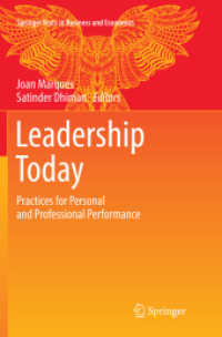 Leadership Today : Practices for Personal and Professional Performance (Springer Texts in Business and Economics)
