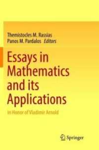 Essays in Mathematics and its Applications : In Honor of Vladimir Arnold