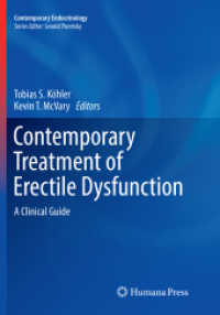 Contemporary Treatment of Erectile Dysfunction : A Clinical Guide (Contemporary Endocrinology) （2ND）