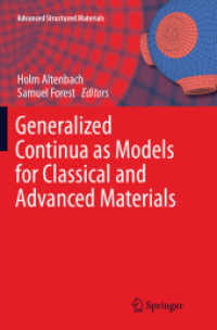 Generalized Continua as Models for Classical and Advanced Materials (Advanced Structured Materials)
