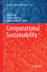Computational Sustainability (Studies in Computational Intelligence)