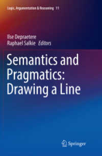 Semantics and Pragmatics: Drawing a Line (Logic, Argumentation & Reasoning)