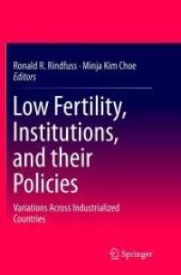 Low Fertility, Institutions, and their Policies : Variations Across Industrialized Countries