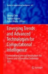 Emerging Trends and Advanced Technologies for Computational Intelligence : Extended and Selected Results from the Science and Information Conference 2015 (Studies in Computational Intelligence)