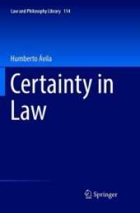Certainty in Law (Law and Philosophy Library)