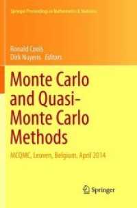 Monte Carlo and Quasi-Monte Carlo Methods : MCQMC, Leuven, Belgium, April 2014 (Springer Proceedings in Mathematics & Statistics)