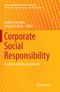Corporate Social Responsibility : Academic Insights and Impacts (Csr, Sustainability, Ethics & Governance)