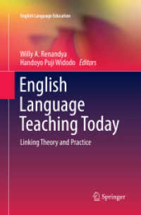 English Language Teaching Today : Linking Theory and Practice (English Language Education)